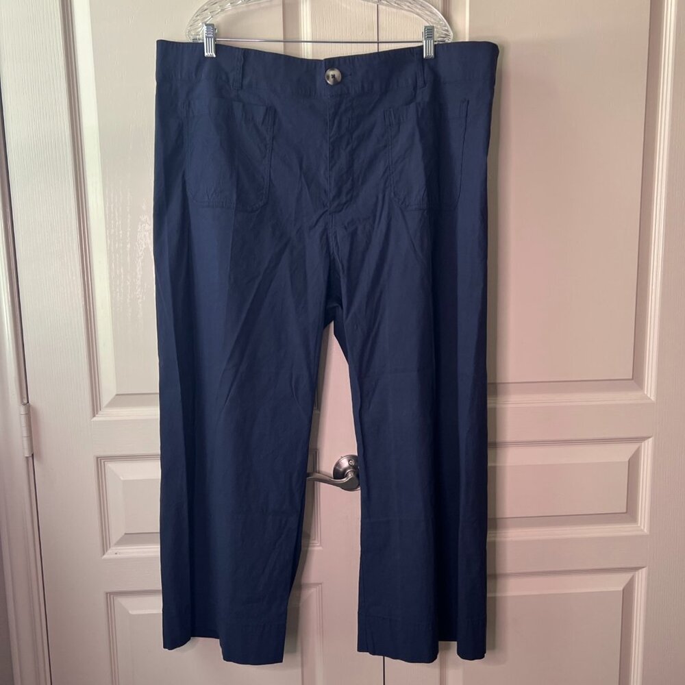 Anthropologie Colette Cropped Wide leg pants